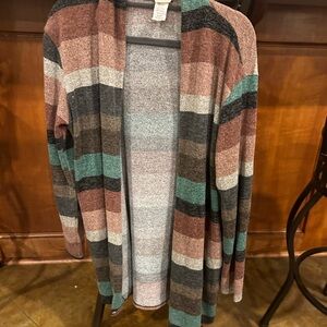 Lovely Melody size medium striped cardigan